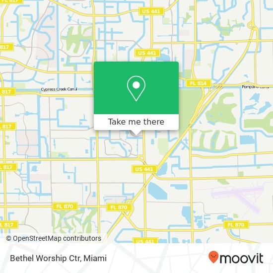 Mapa de Bethel Worship Ctr