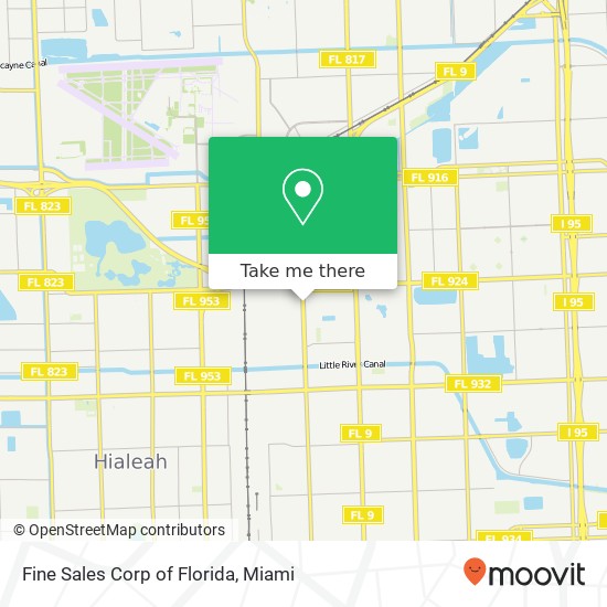 Mapa de Fine Sales Corp of Florida