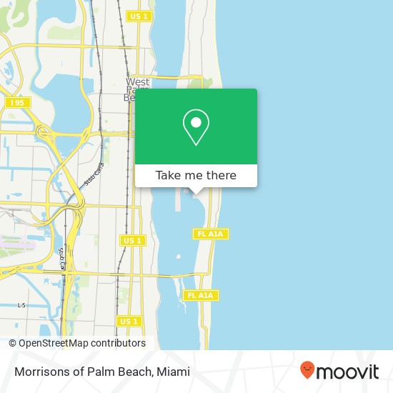 Mapa de Morrisons of Palm Beach