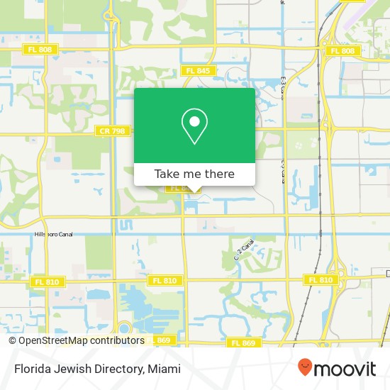 Mapa de Florida Jewish Directory