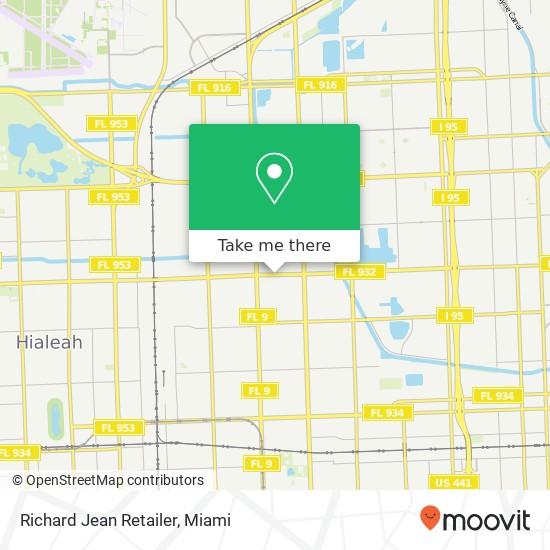 Richard Jean Retailer map