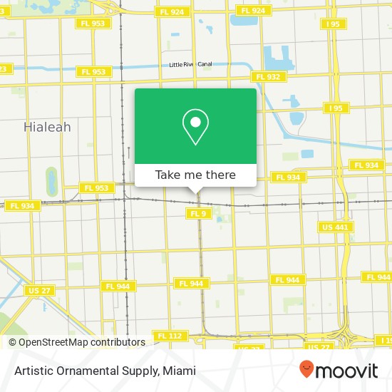 Artistic Ornamental Supply map