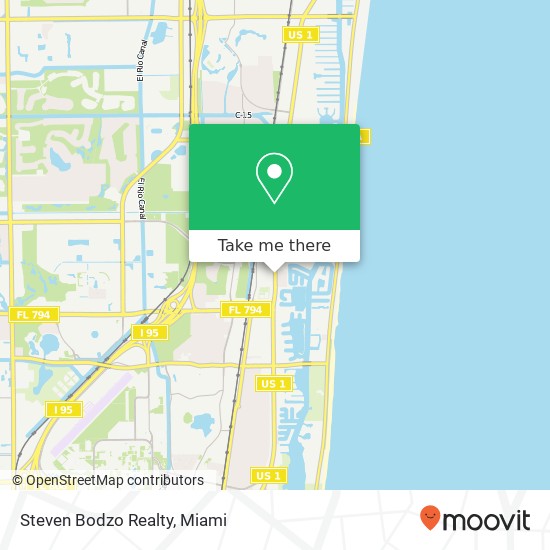 Mapa de Steven Bodzo Realty