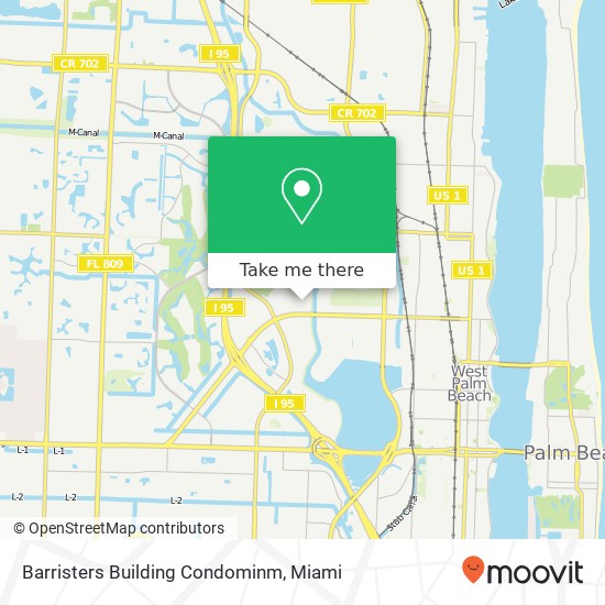 Barristers Building Condominm map