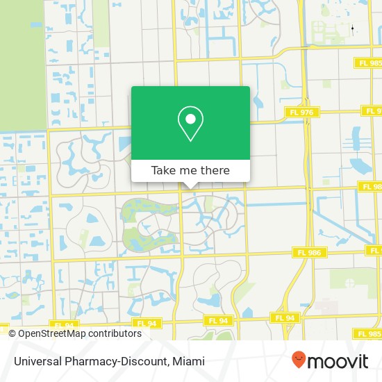 Universal Pharmacy-Discount map