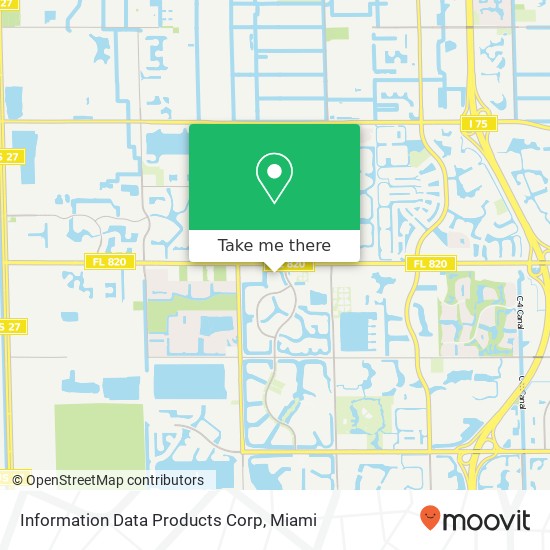 Information Data Products Corp map