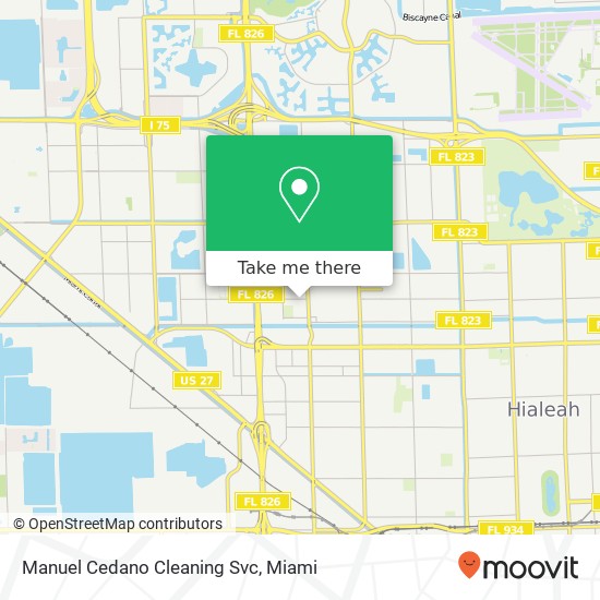 Manuel Cedano Cleaning Svc map