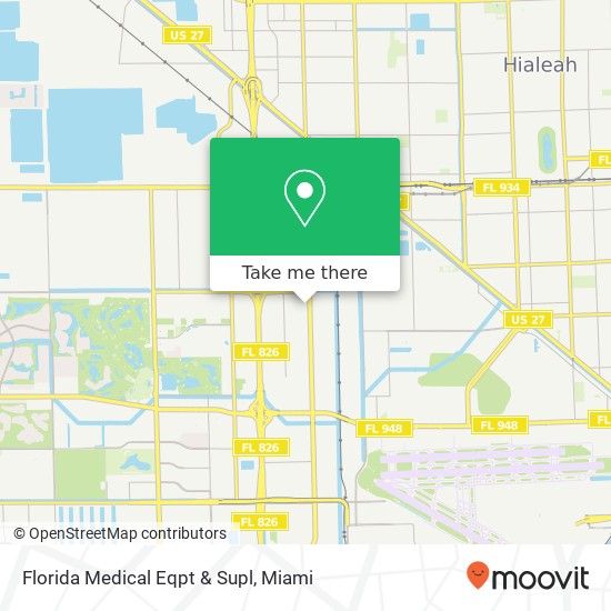 Florida Medical Eqpt & Supl map