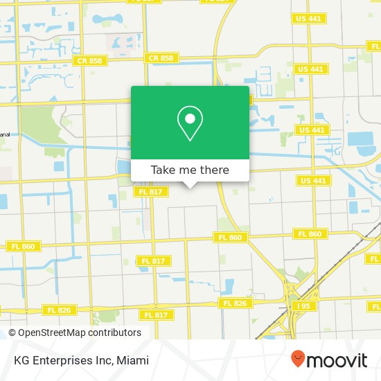 KG Enterprises Inc map