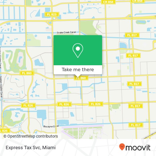 Mapa de Express Tax Svc