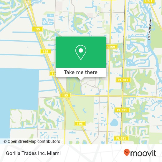 Mapa de Gorilla Trades Inc