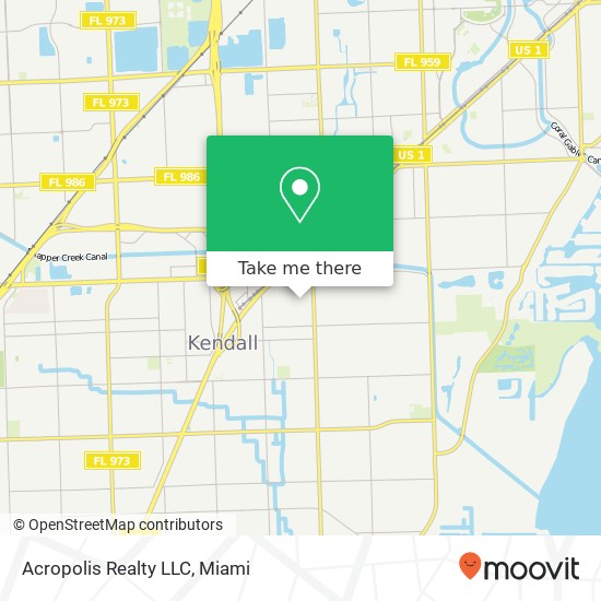 Mapa de Acropolis Realty LLC