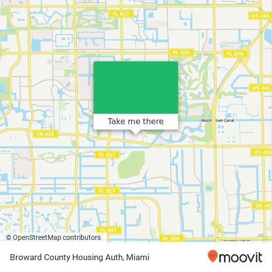 Mapa de Broward County Housing Auth