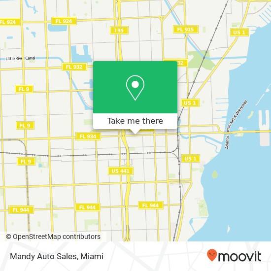 Mandy Auto Sales map