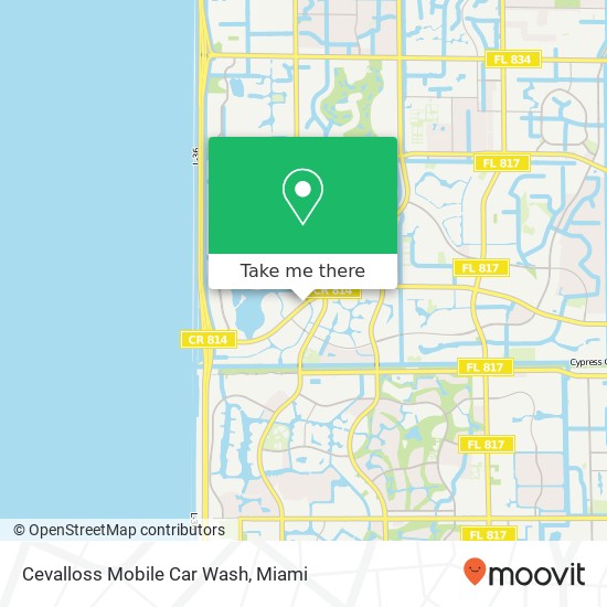 Cevalloss Mobile Car Wash map