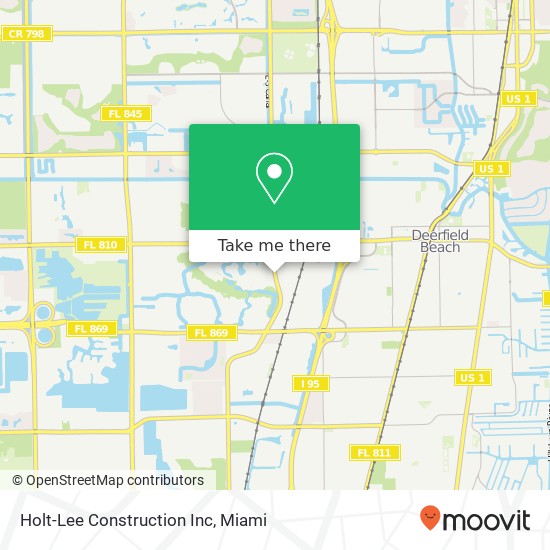 Mapa de Holt-Lee Construction Inc