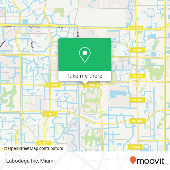 Labodega Inc map