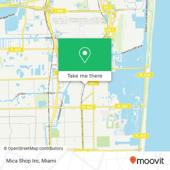 Mapa de Mica Shop Inc