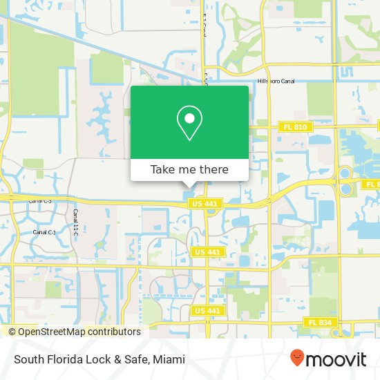South Florida Lock & Safe map
