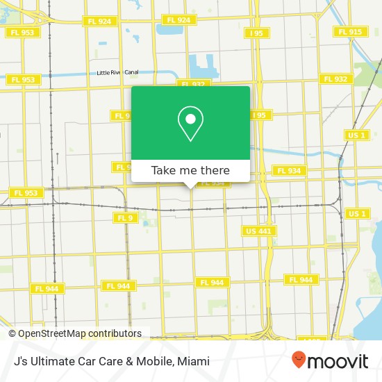 Mapa de J's Ultimate Car Care & Mobile