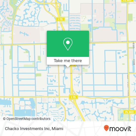 Chacko Investments Inc map