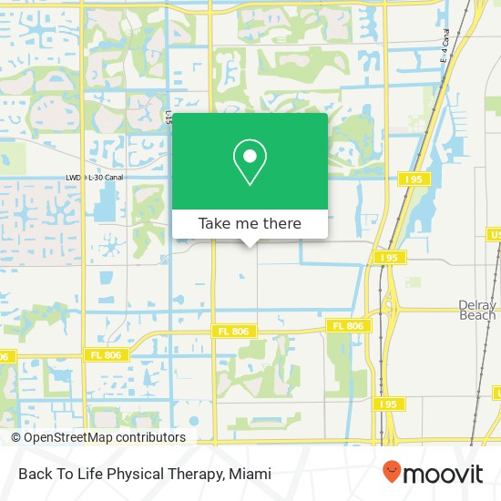 Back To Life Physical Therapy map