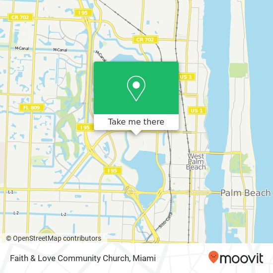 Mapa de Faith & Love Community Church