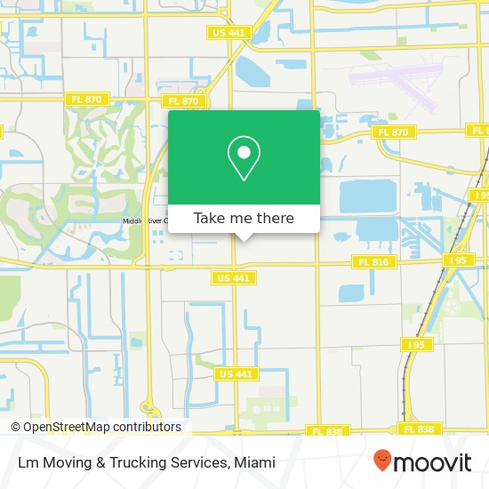 Lm Moving & Trucking Services map