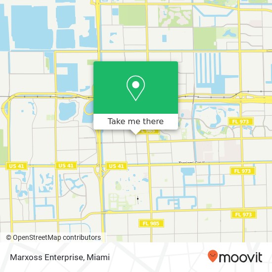 Marxoss Enterprise map