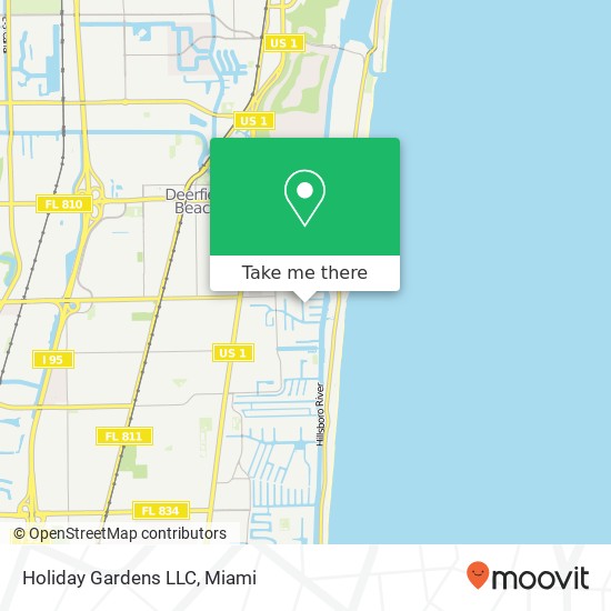 Holiday Gardens LLC map