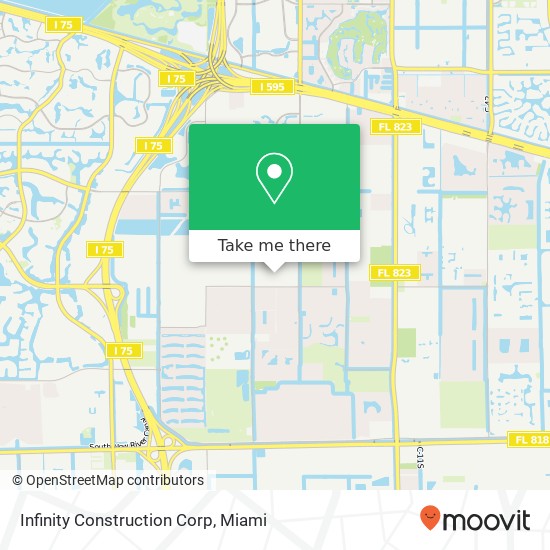 Mapa de Infinity Construction Corp