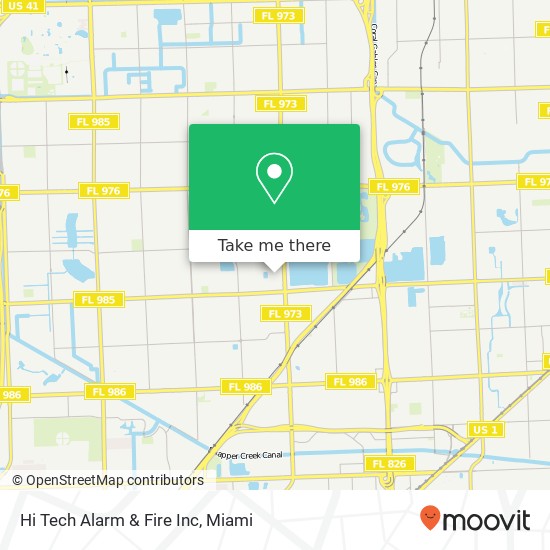 Hi Tech Alarm & Fire Inc map