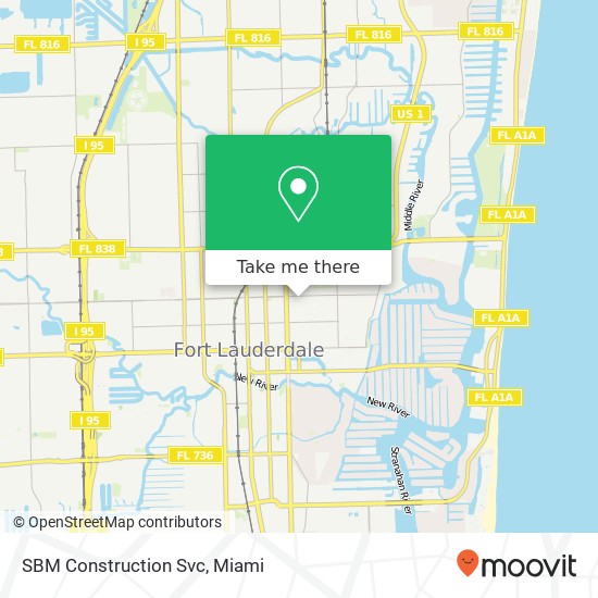 SBM Construction Svc map