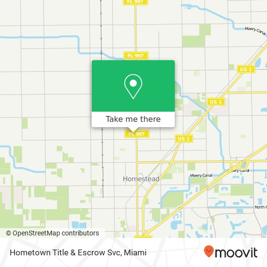 Hometown Title & Escrow Svc map