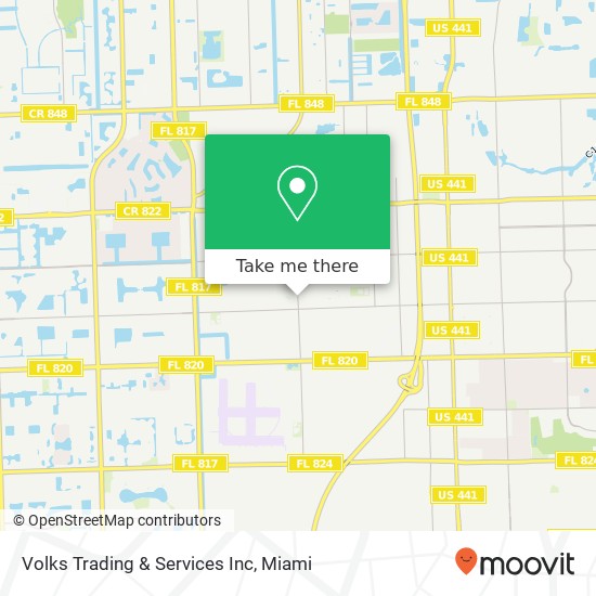 Volks Trading & Services Inc map