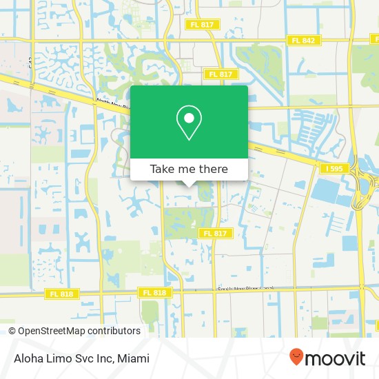 Aloha Limo Svc Inc map