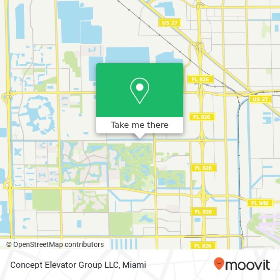 Mapa de Concept Elevator Group LLC