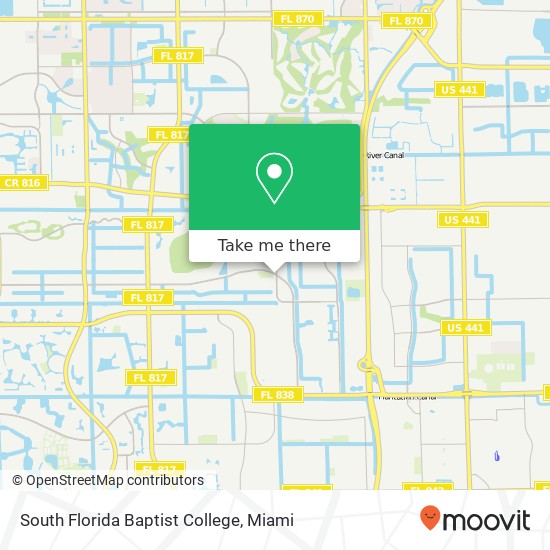 Mapa de South Florida Baptist College