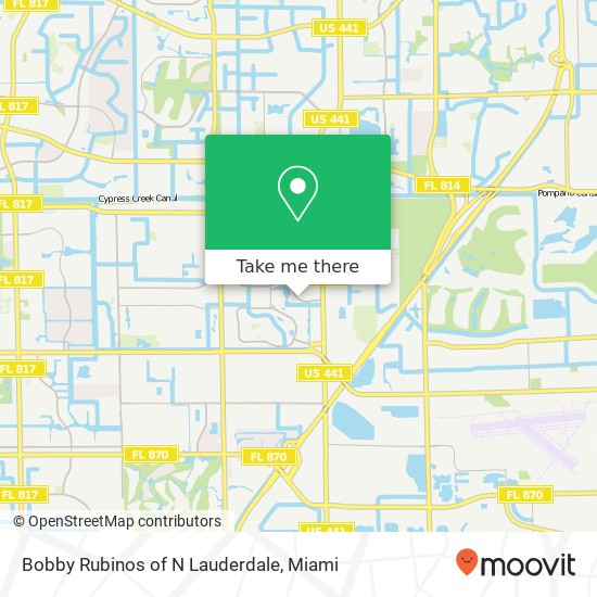 Mapa de Bobby Rubinos of N Lauderdale
