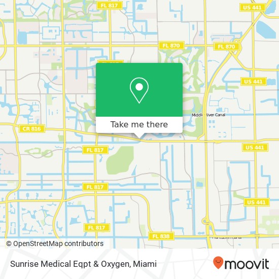 Sunrise Medical Eqpt & Oxygen map