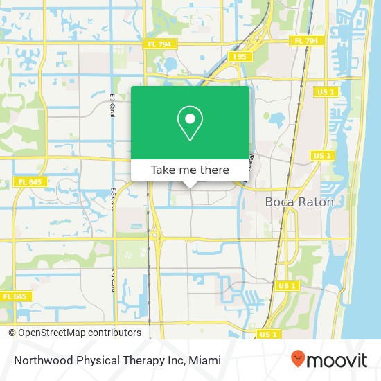 Mapa de Northwood Physical Therapy Inc