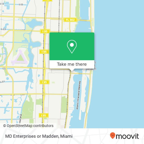 Mapa de MD Enterprises or Madden