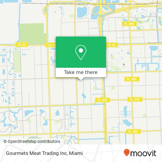 Gourmets Meat Trading Inc map