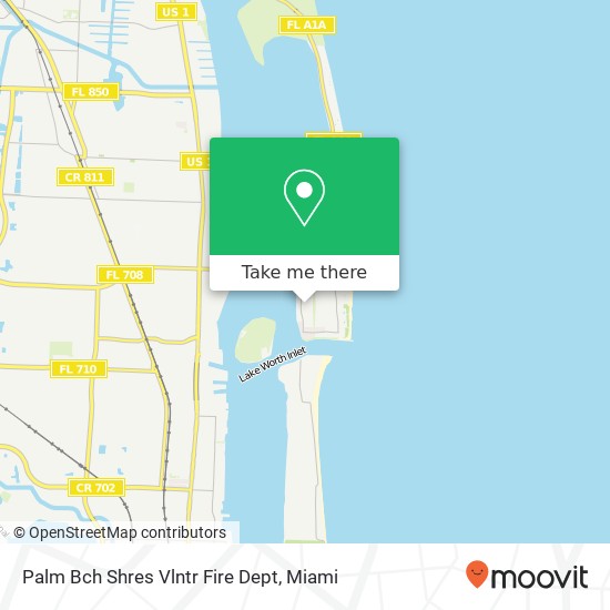 Palm Bch Shres Vlntr Fire Dept map