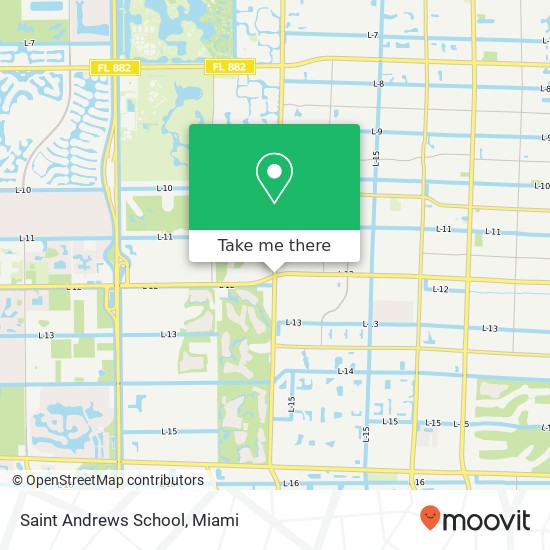 Saint Andrews School map