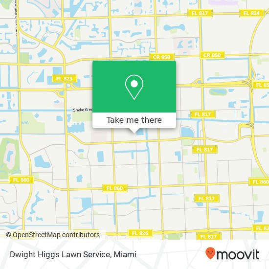 Dwight Higgs Lawn Service map