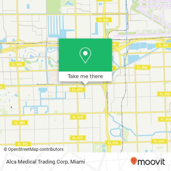 Alca Medical Trading Corp map