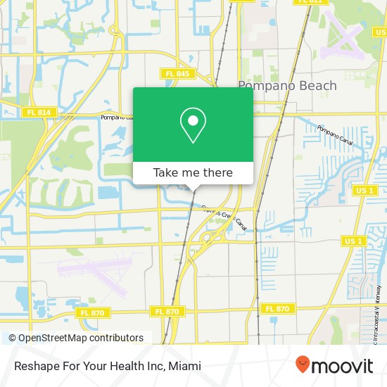 Reshape For Your Health Inc map