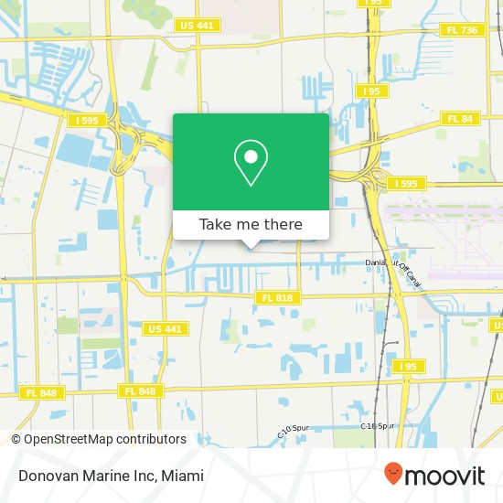 Donovan Marine Inc map