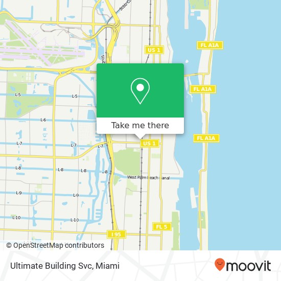 Ultimate Building Svc map